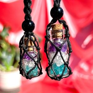 Natural Raw Amethyst, Clear Quartz and Neon Blue Apatite,, Raw Crystal …